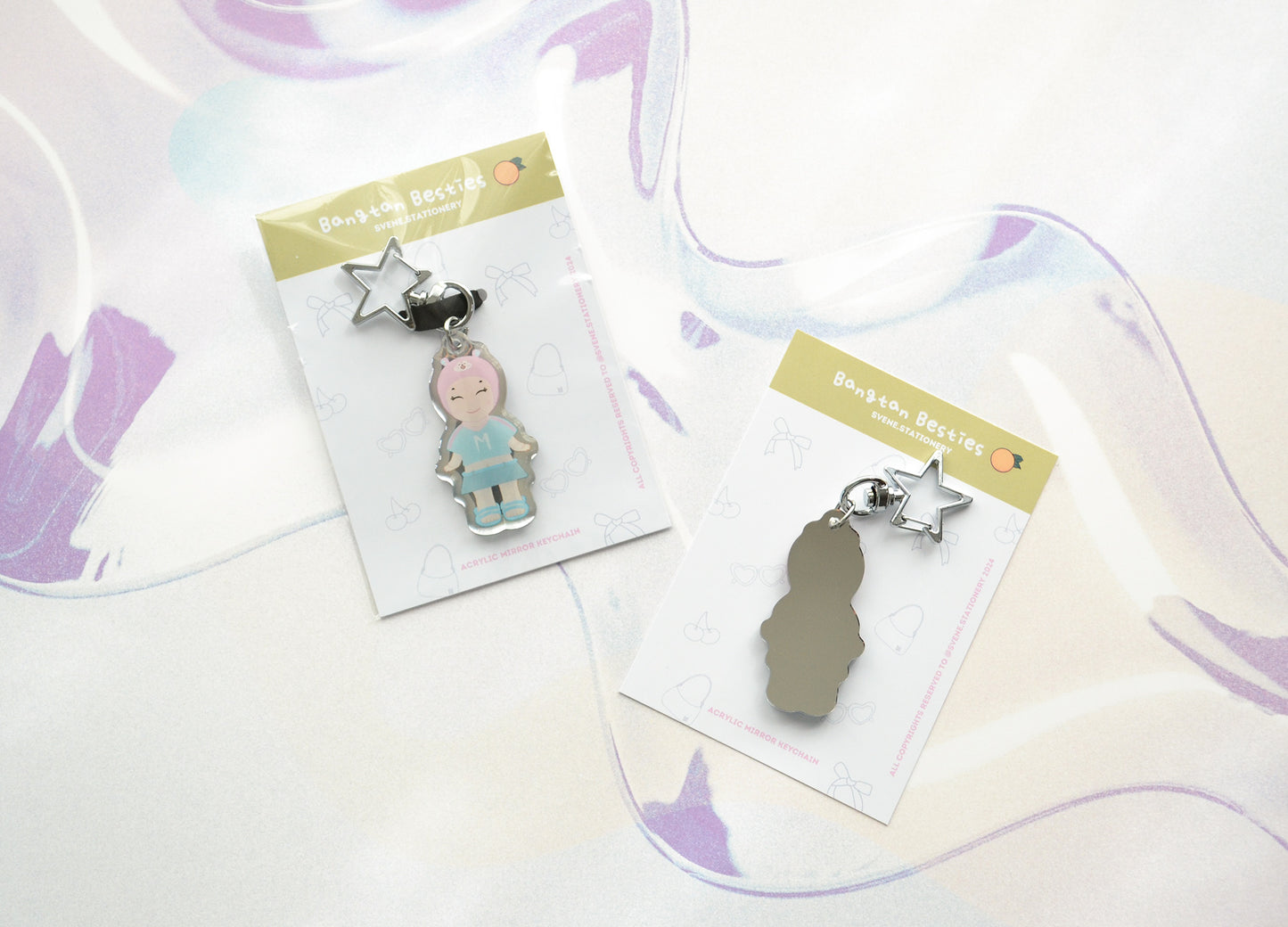 Bangtan Besties ‘Summer Hope Bestie’ | Mirror Acrylic Keychain