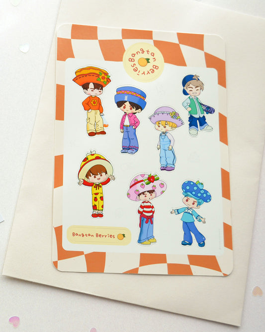 Bangtan Berries | Sticker Sheet