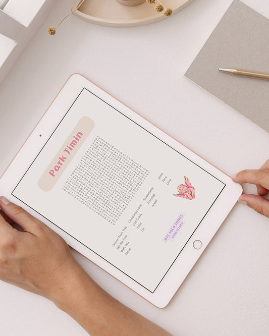 BTS Word Search Puzzle (Solo Songs Edition) | Digital Download