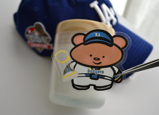 Championship Baseball Beary | Sticker
