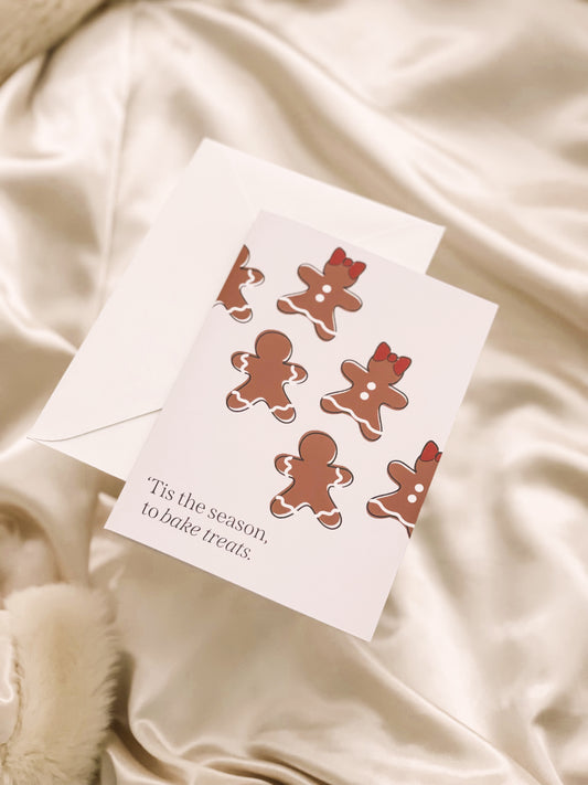 Baked Gingerbread Treats | Holiday Greeting Card