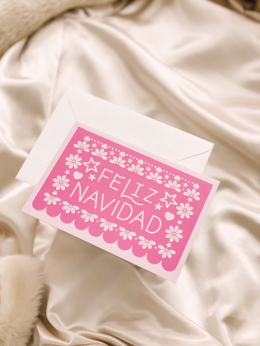 Papel Picado Feliz Navidad | Holiday Greeting Card