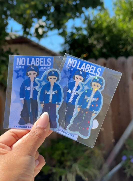 Baseball Boy Vinyl Sticker | Weatherproof