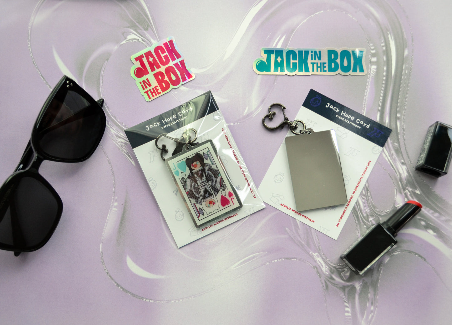 Jack Hope Card | Mirror Keychain