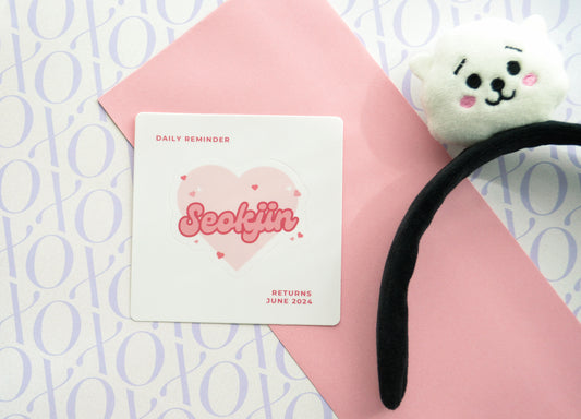 BTS Seokjin Daily Reminder | Sticker