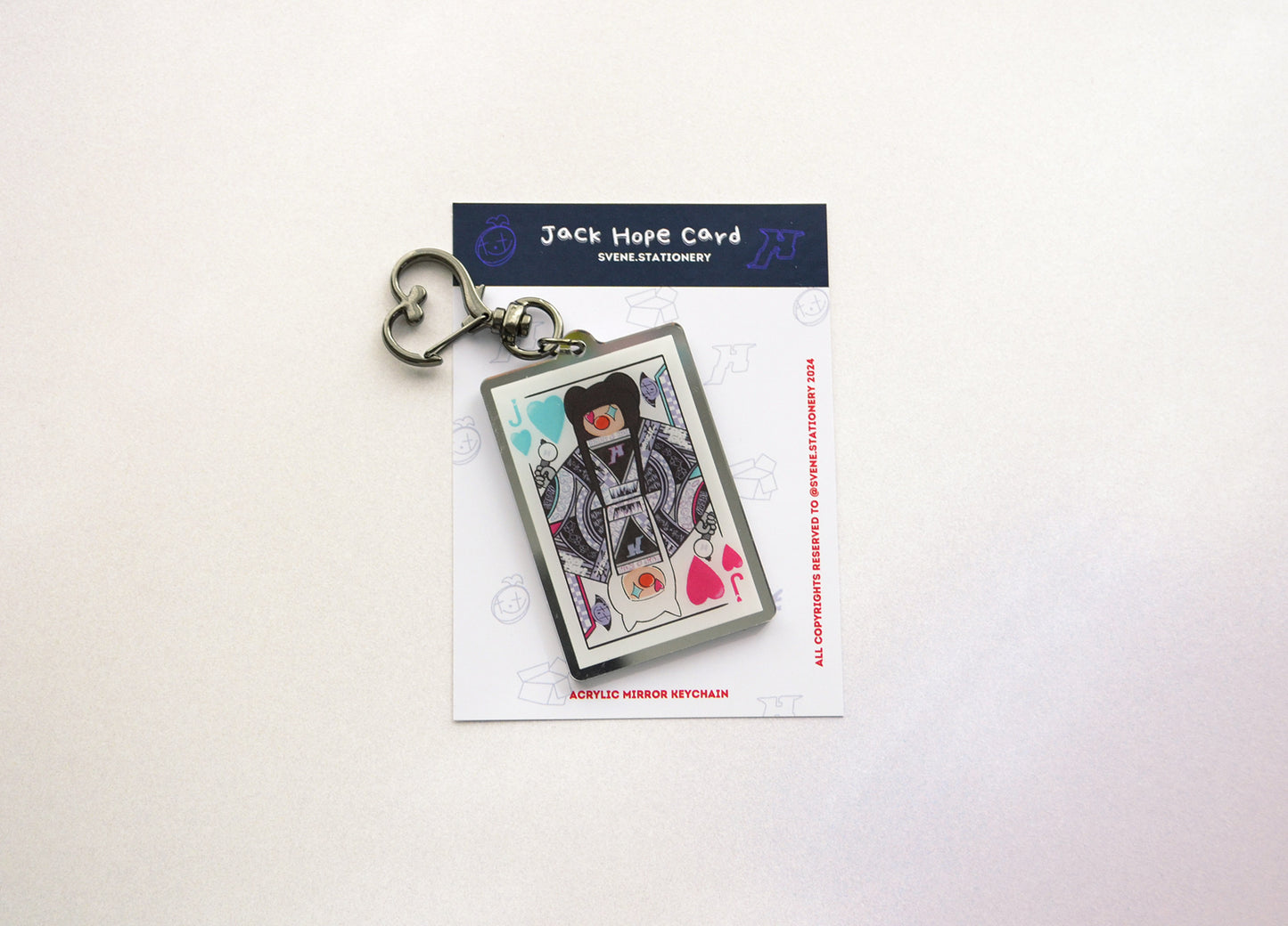 Jack Hope Card | Mirror Keychain