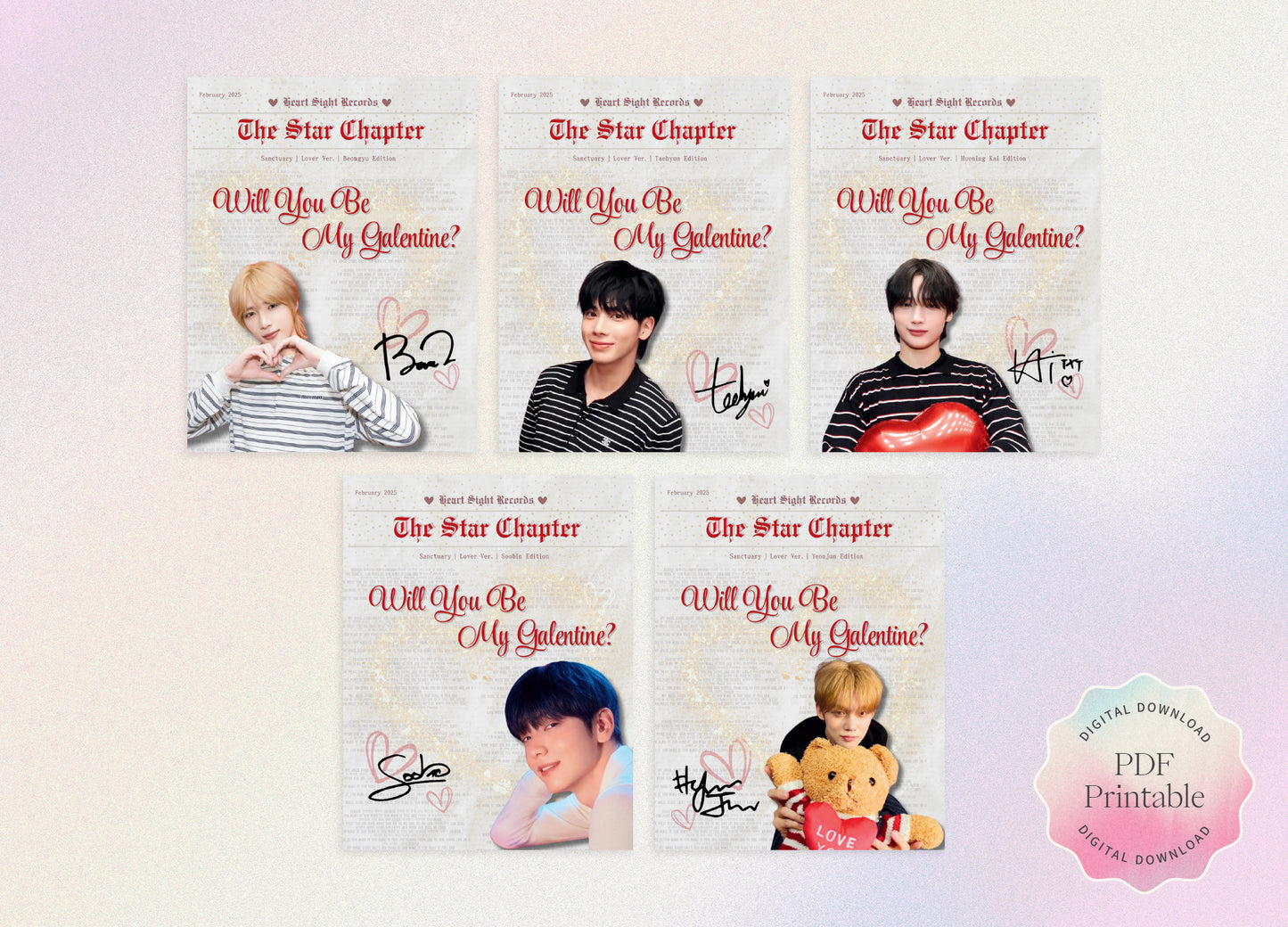 TXT Valentine’s & Galentine’s Day Proposal | Digital / Printable