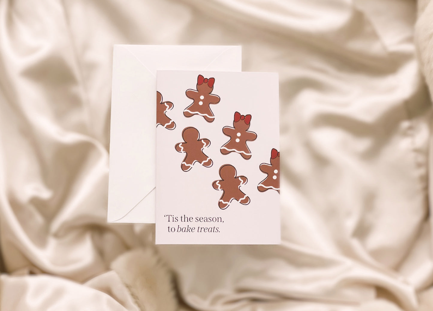 Baked Gingerbread Treats | Holiday Greeting Card