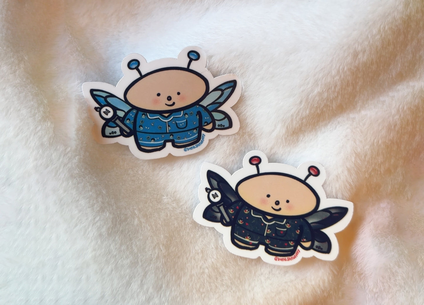 Good Butterfly / Bad Butterfly Vinyl Sticker | Weatherproof