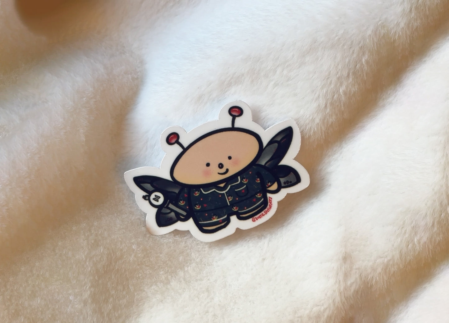 Good Butterfly / Bad Butterfly Vinyl Sticker | Weatherproof