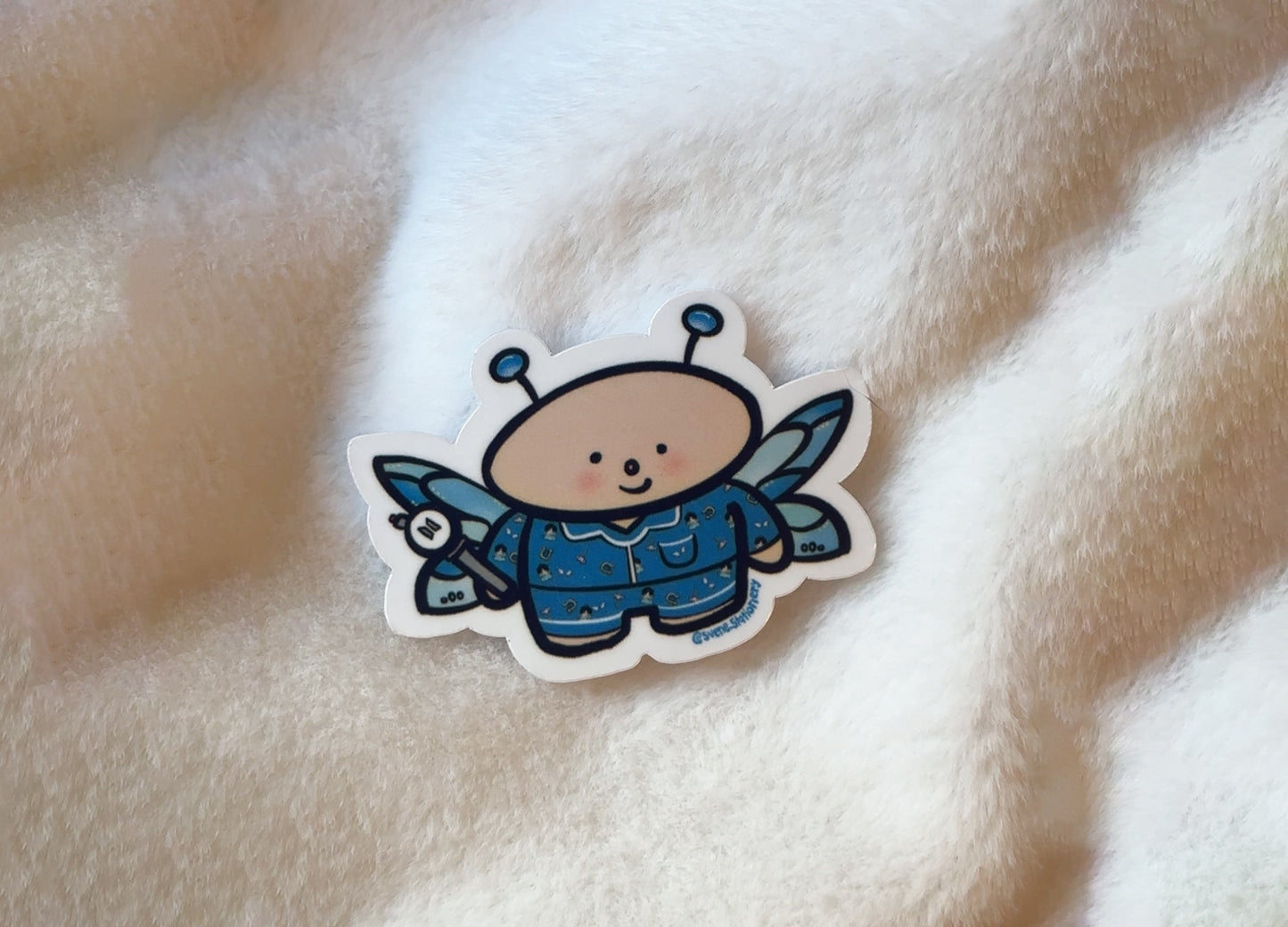 Good Butterfly / Bad Butterfly Vinyl Sticker | Weatherproof