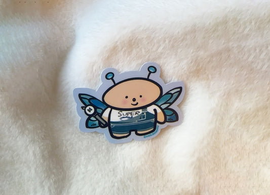 Super Butterfly Vinyl Sticker | Weatherproof
