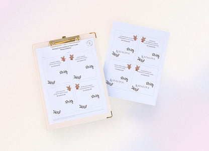 Winter Dining Conversation & Name Cards - Ice Breaker Printable | Free Personalization