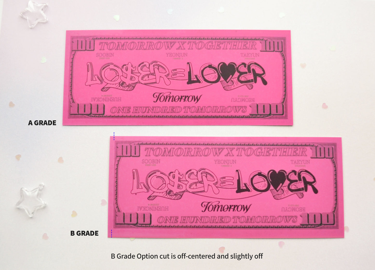 TXT Romantic Lovers Bank Note | Art Print ... [ A GRADE ]