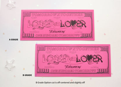 TXT Romantic Lovers Bank Note | Art Print ... [ A GRADE ]