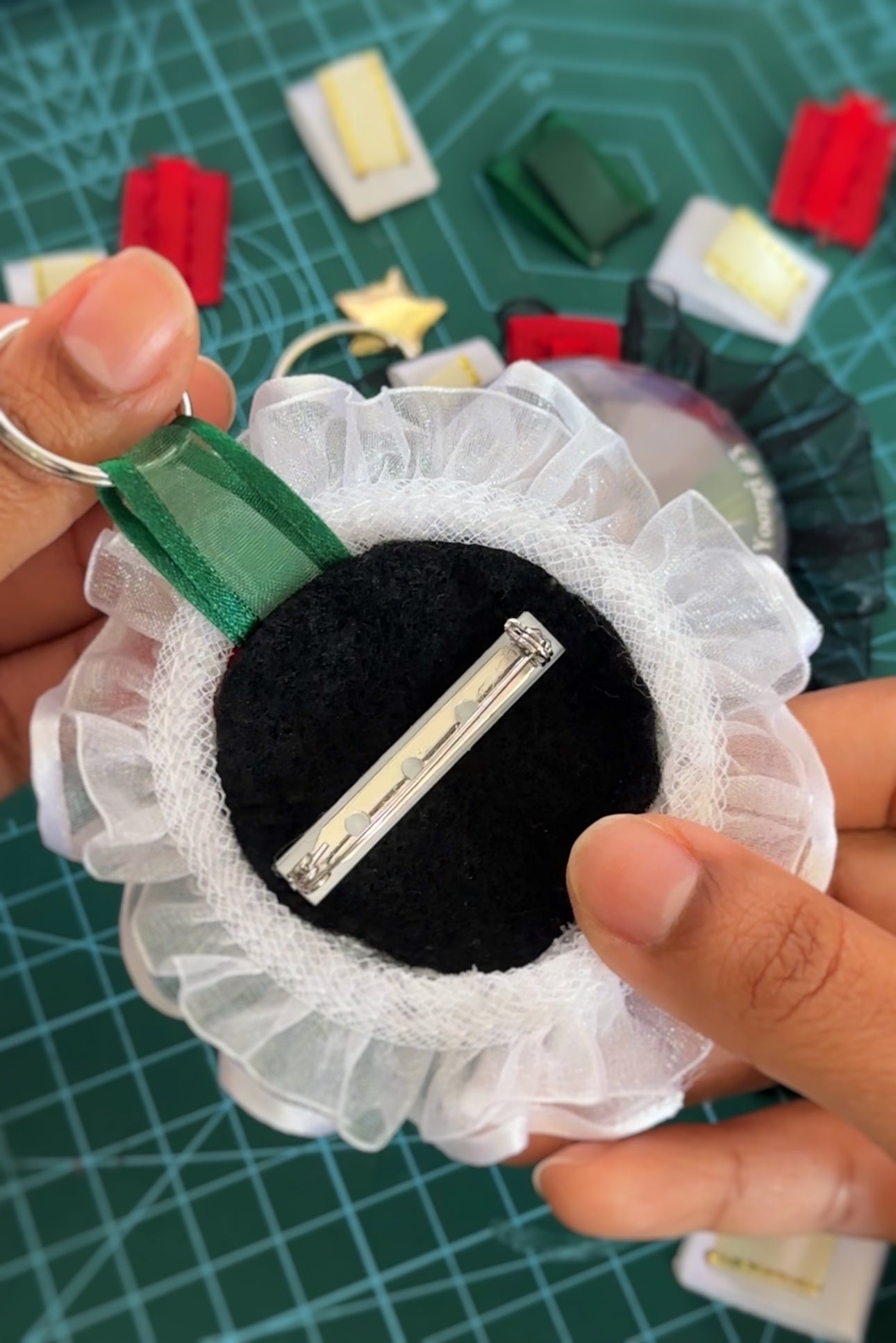 Bangtan MX Collection | Button Ribbon Keychain/Pin Combo