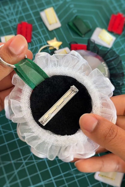 Bangtan MX Collection | Button Ribbon Keychain/Pin Combo
