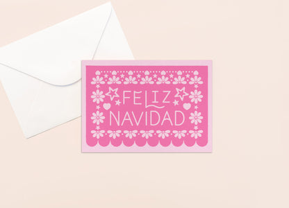 Papel Picado Feliz Navidad | Holiday Greeting Card