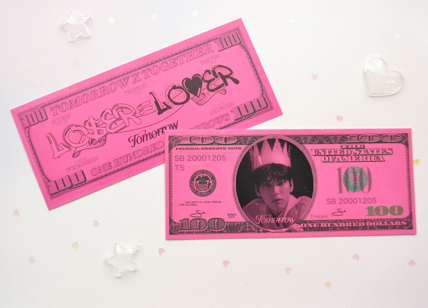 TXT Romantic Lovers Bank Note | Art Print ... [ A GRADE ]