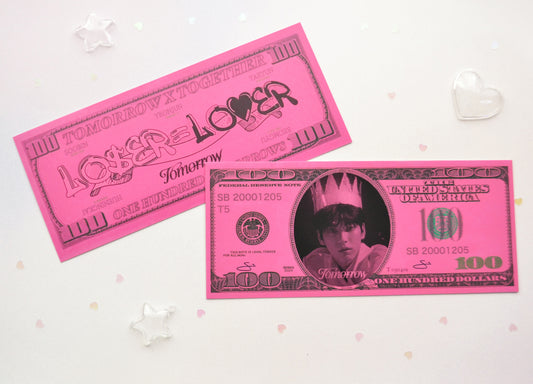 TXT Romantic Lovers Bank Note | Art Print ... [ A GRADE ]