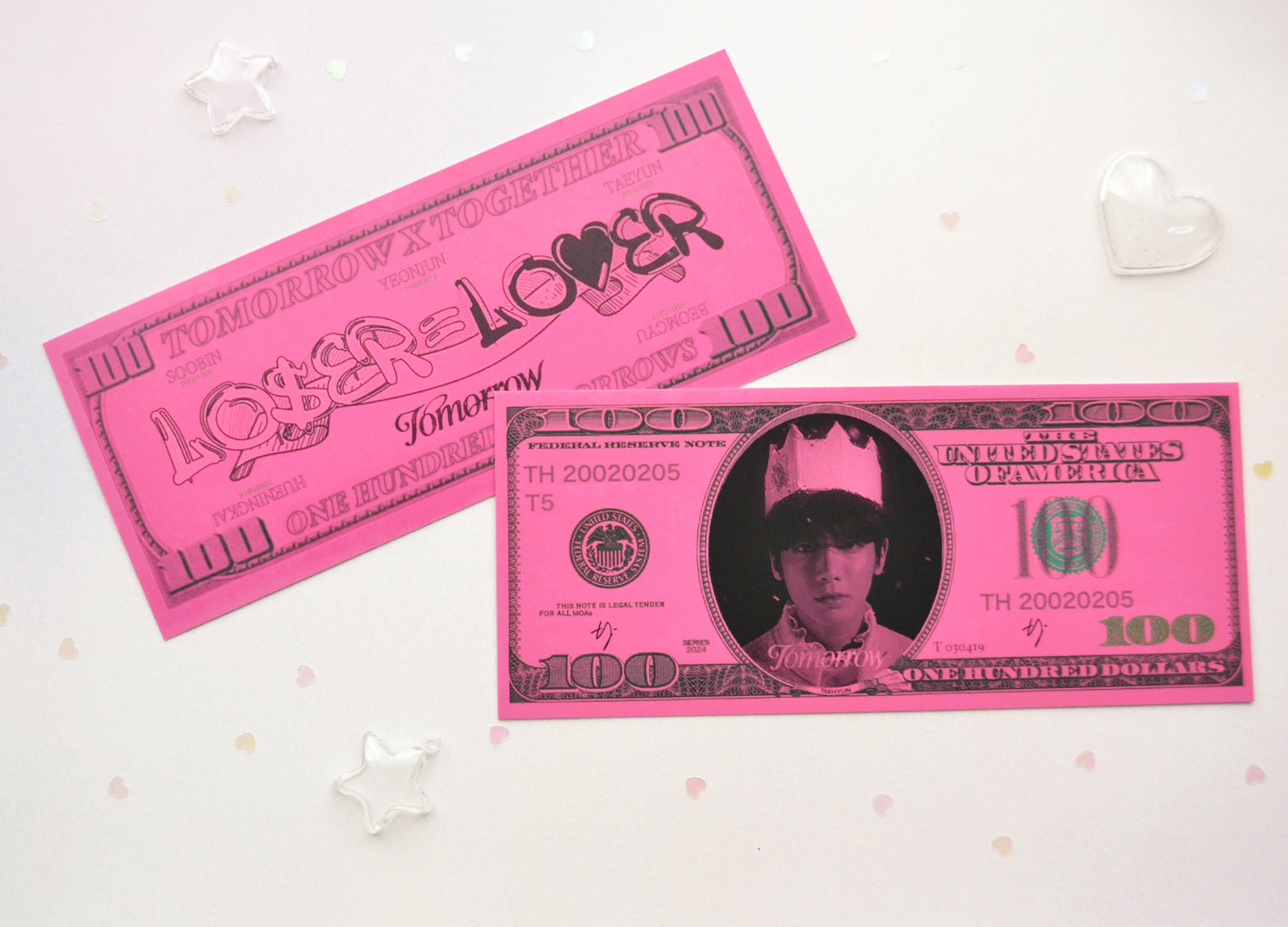 TXT Romantic Lovers Bank Note | Art Print ... [ A GRADE ]