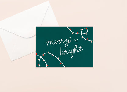 Merry and Bright Lights | Holiday Greeting Card