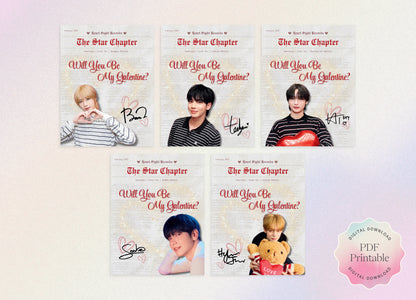 Kpop TXT Galentine’s Day Party Banner & Decor | Digital/ Printable