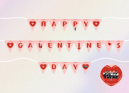 Kpop TXT Galentine’s Day Party Banner & Decor | Digital/ Printable