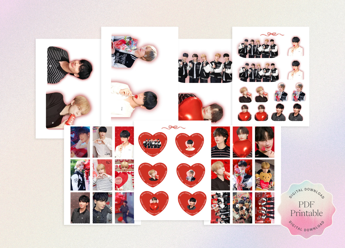 Kpop TXT Galentine’s Day Party Banner & Decor | Digital/ Printable