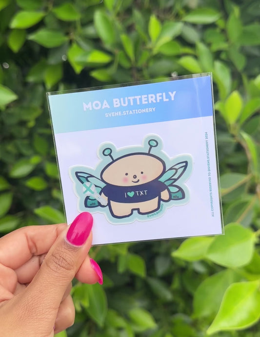 TXT MOA Butterfly Vinyl Sticker | Weatherproof