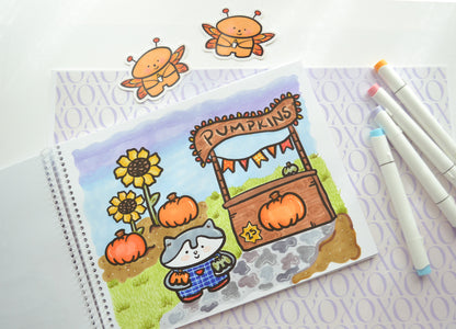 MIS AMIGIS Coloring Pages [HACE FRÍO Edition] |  PHYSICAL COPY